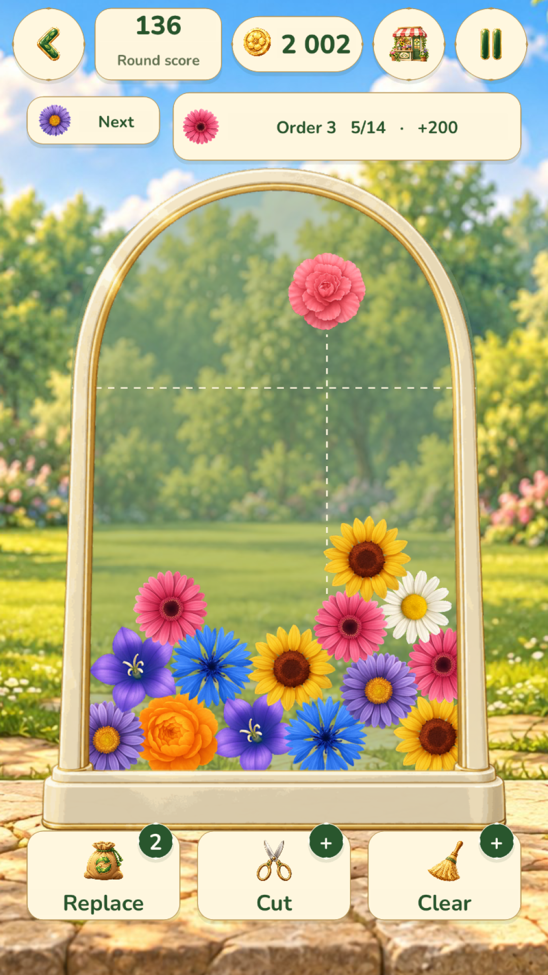 Combine flowers! 2048 bouquets screenshot 3