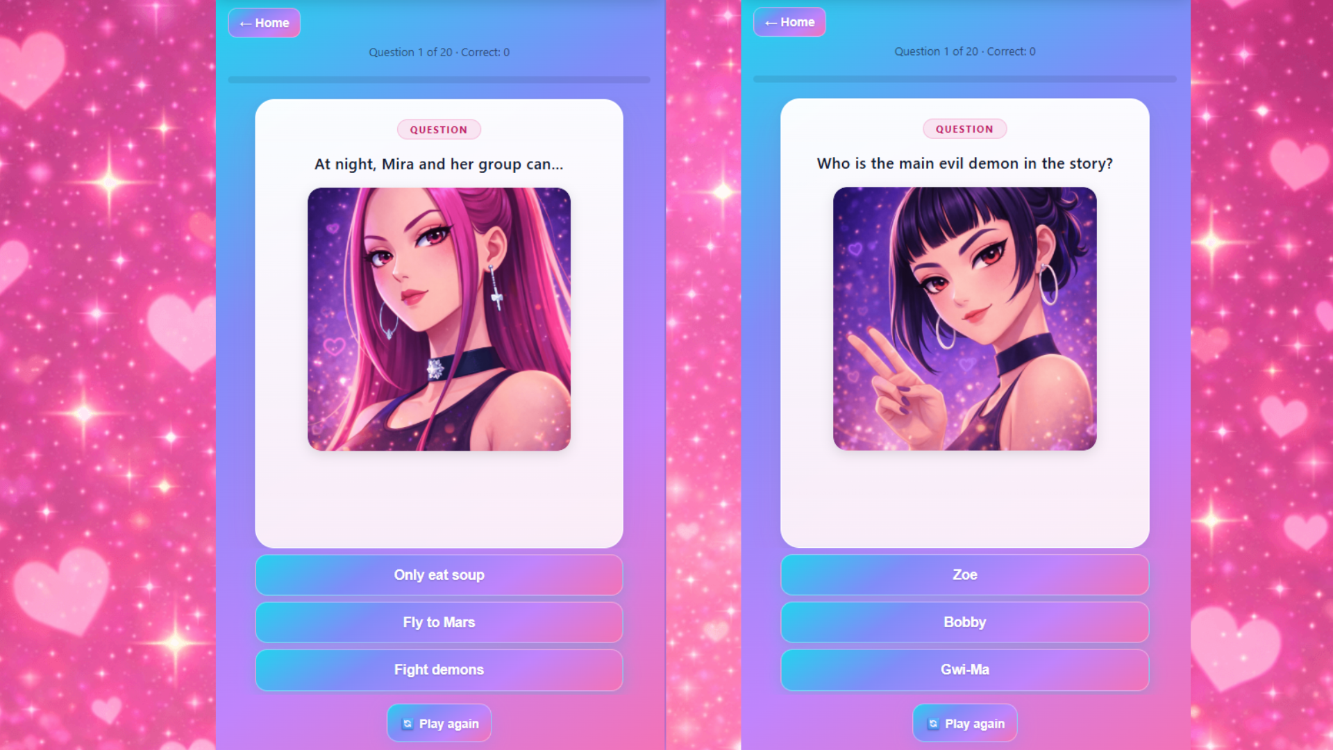 k-pop Demon Hunters: Who are You from the Huntrix? screenshot 2