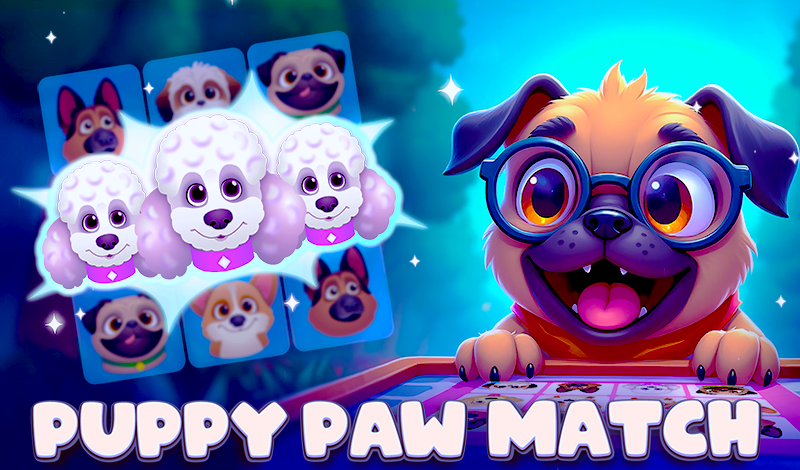 Puppy Paw Match game cover