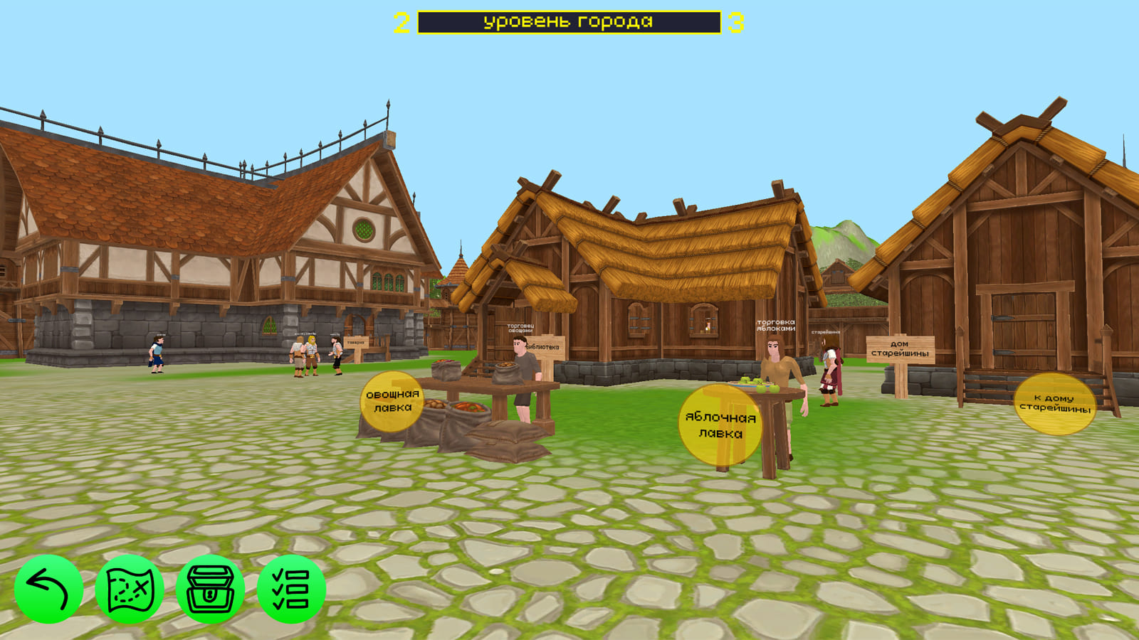 Крафт 3 в ряд: Деревня 3D — screenshot 6