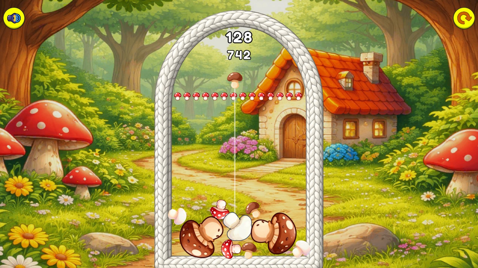 Merge Mushrooms: Magic Fusion! — screenshot 1