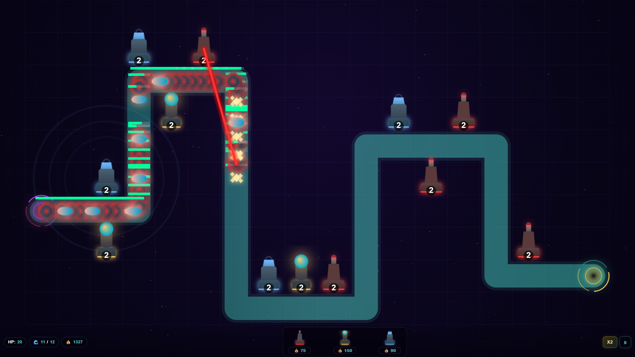 Cosmic defence — screenshot 2