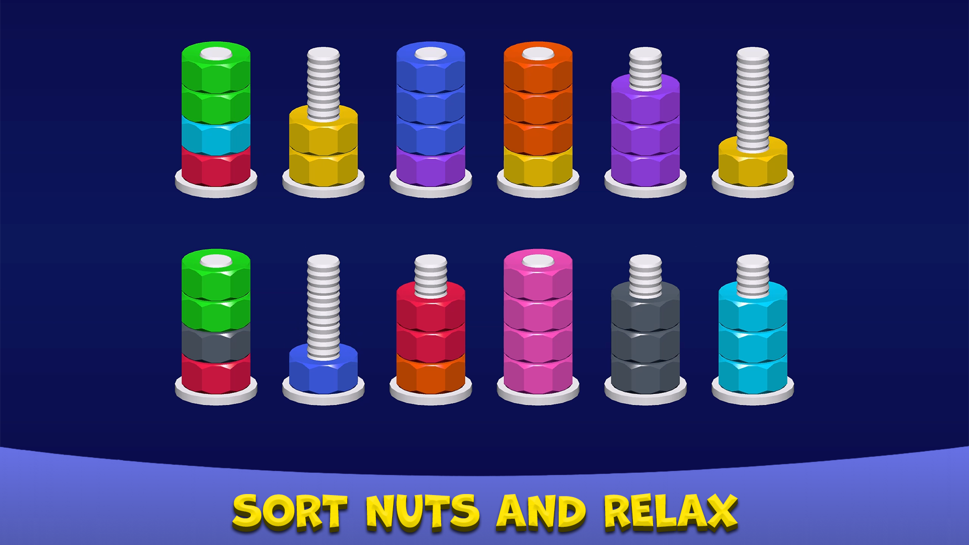 Bolts & Nuts - Sorting Master! — screenshot 2