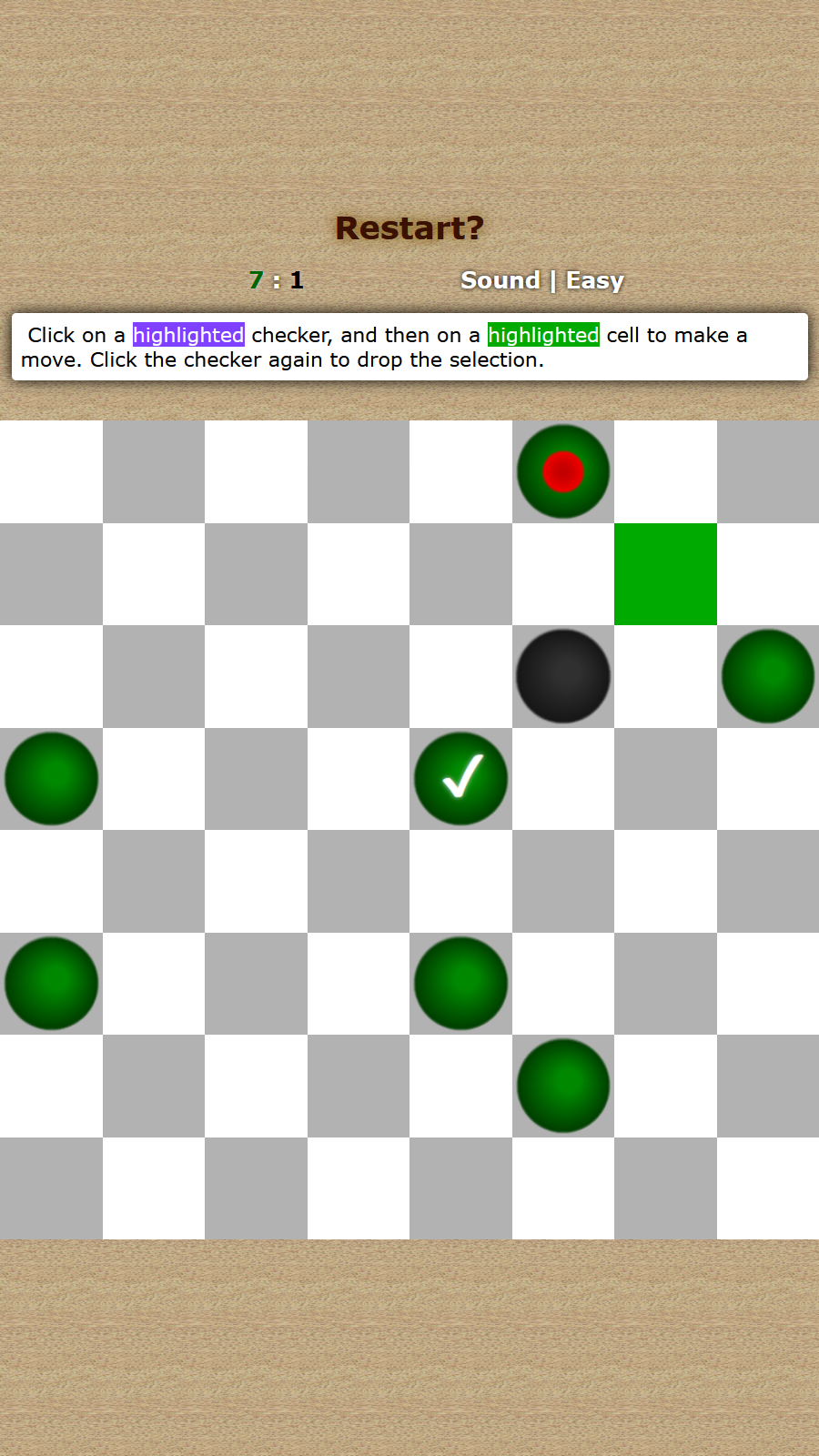 Checkers screenshot 6