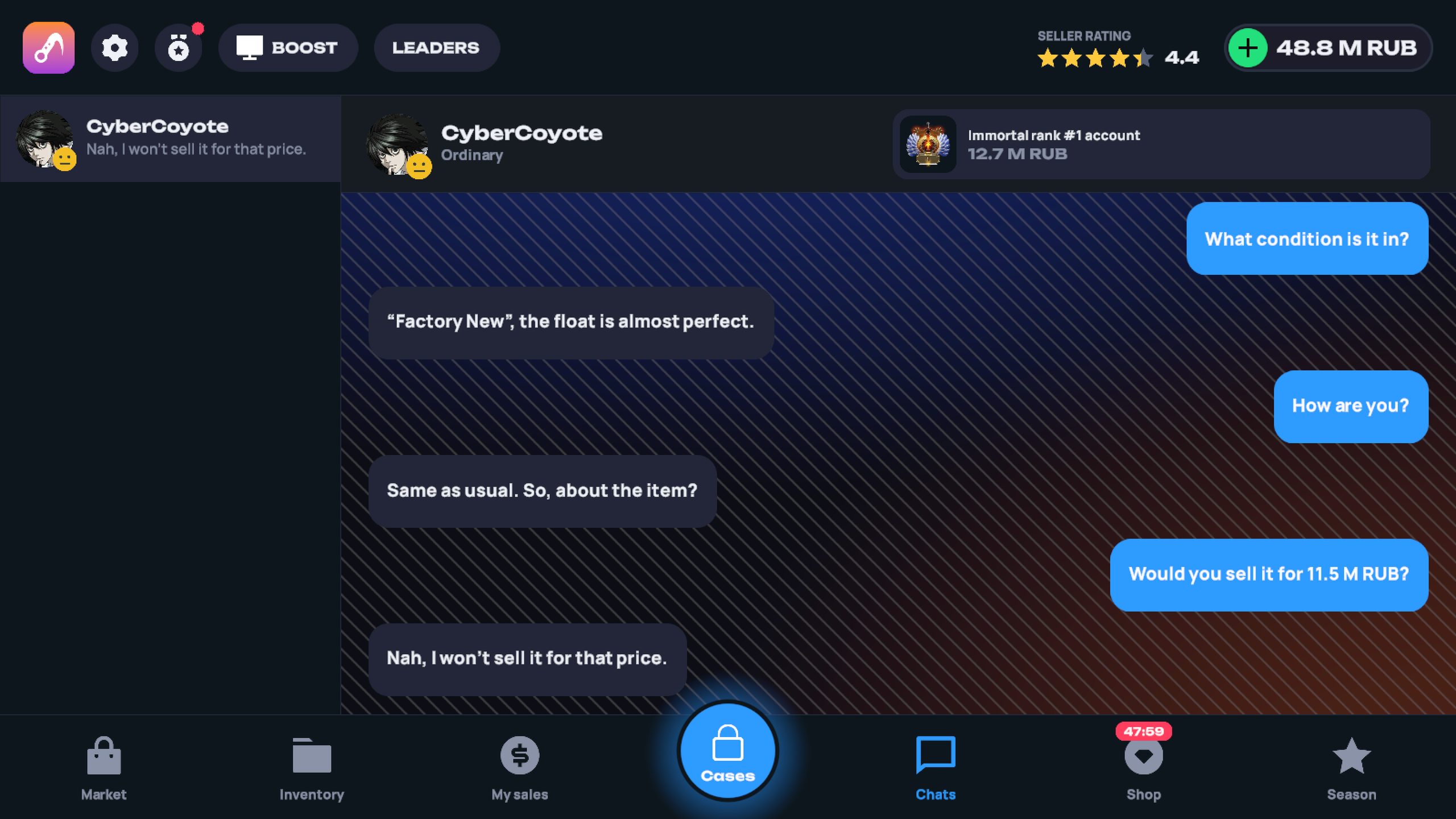 I'm a Trader! Cases, Chats and Deals screenshot 10