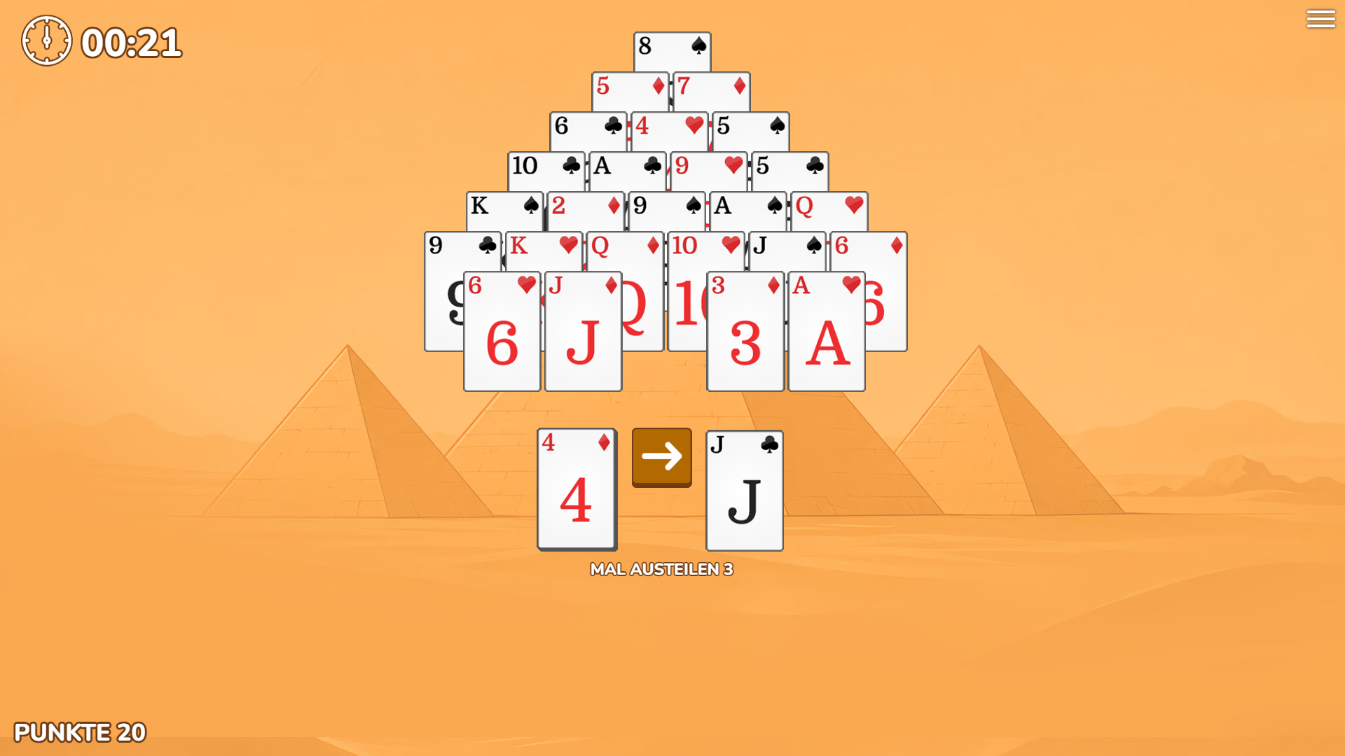 Pyramid Solitaire screenshot 57