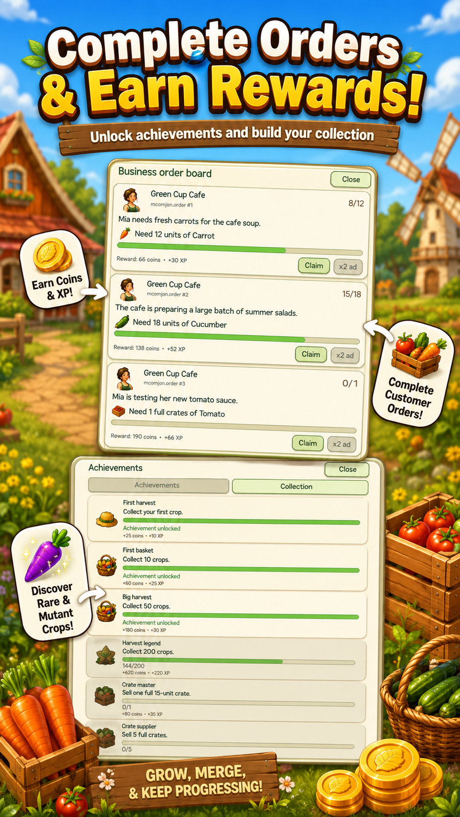Merge Harvest screenshot 4