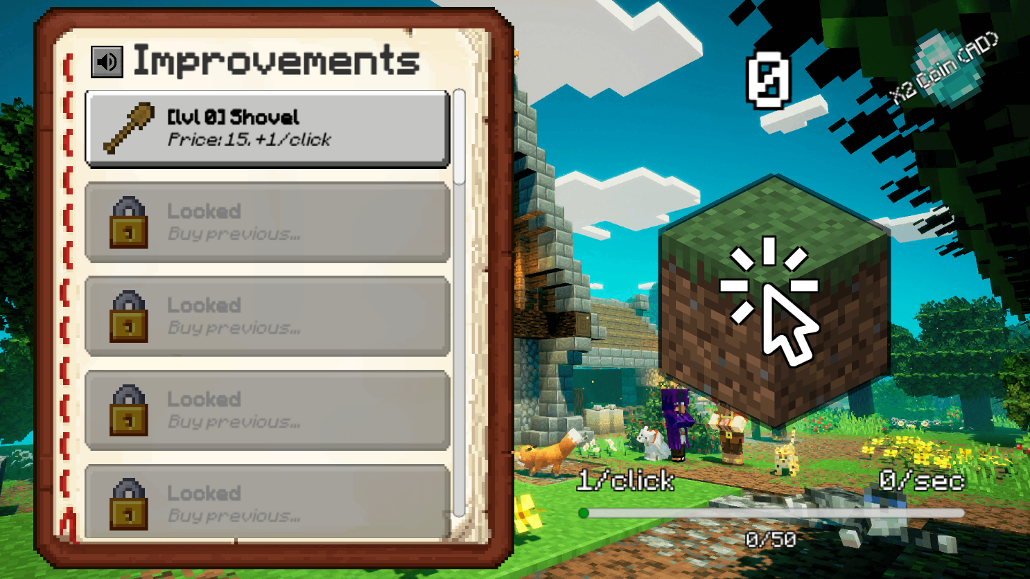 Craft Clicker: Resource Mining — screenshot 3