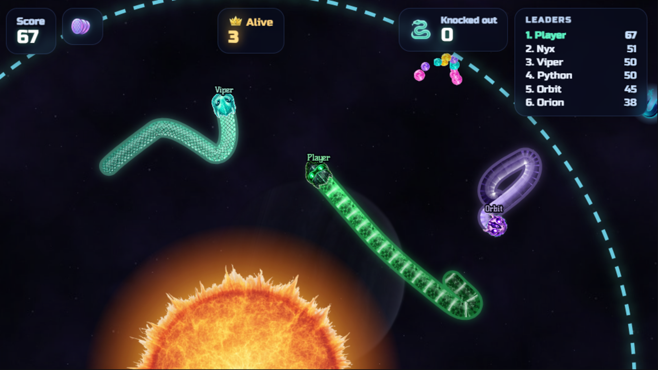 COSMOSNAKE: Meteor Devourer — screenshot 8