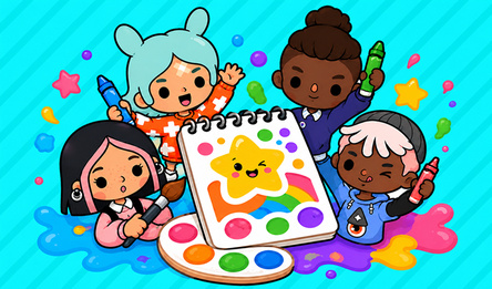 Toca Coloring Book