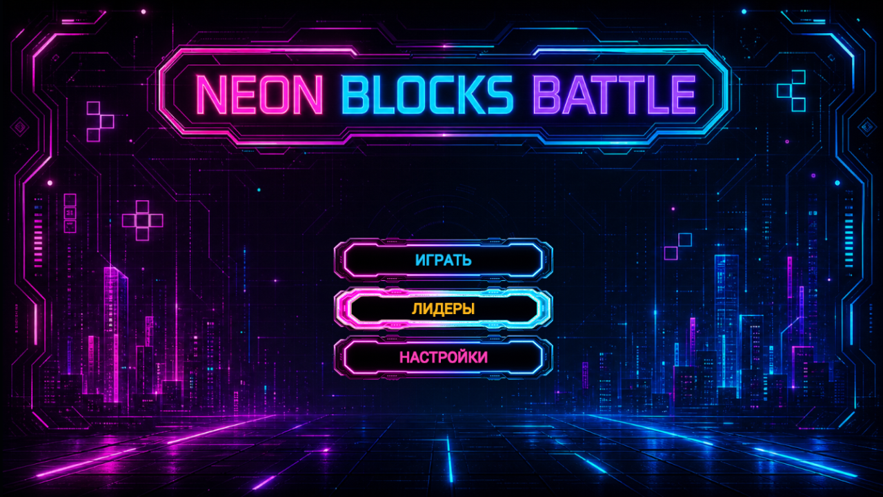 Neon Blocks Battle — screenshot 4
