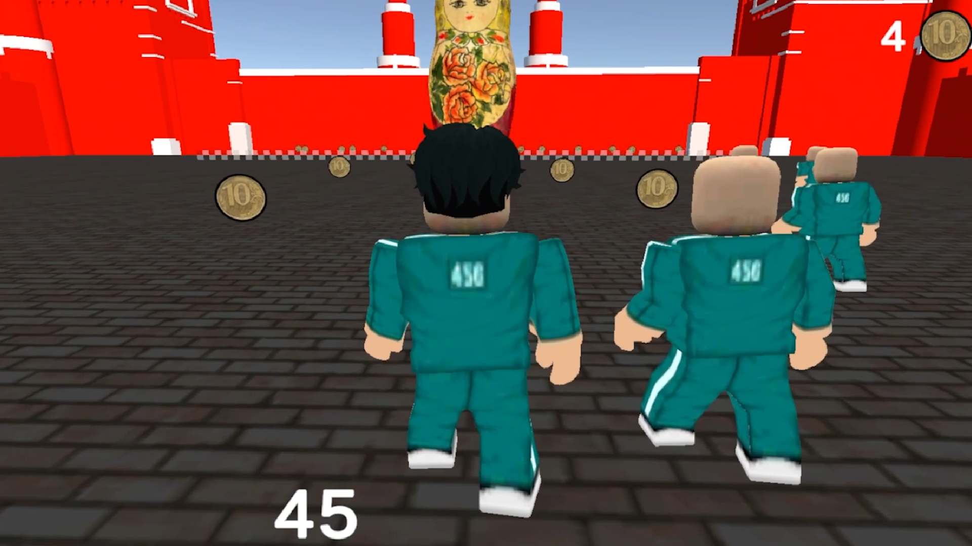 Games of squid in Russia screenshot