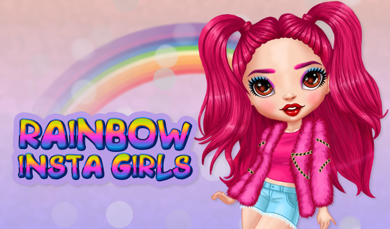 Rainbow Insta Girls game cover