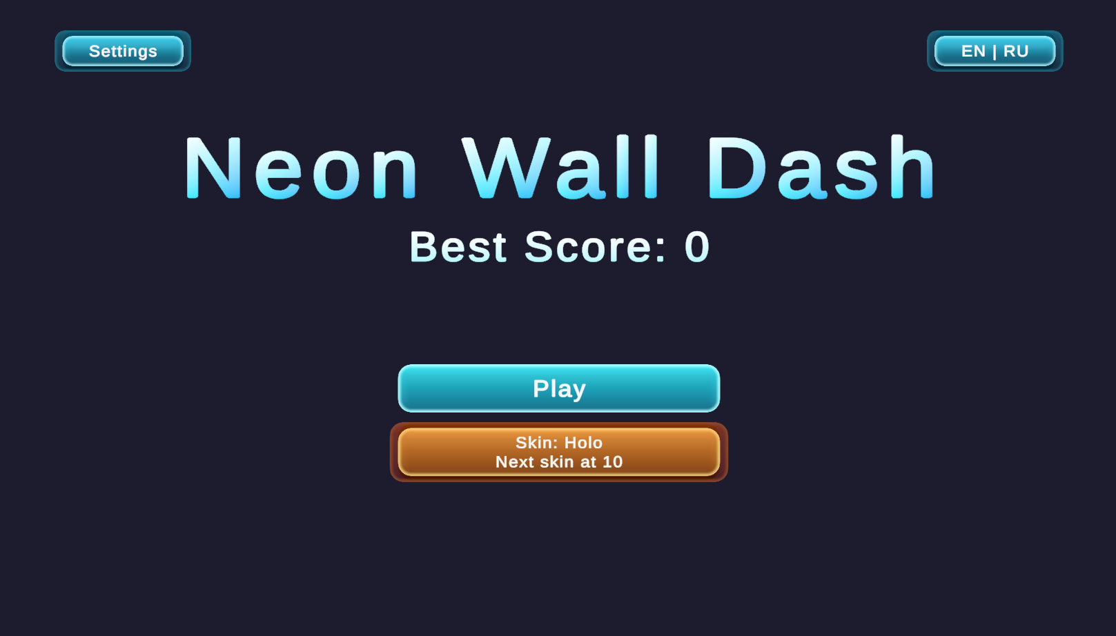 Neon Wall Dash — screenshot 1
