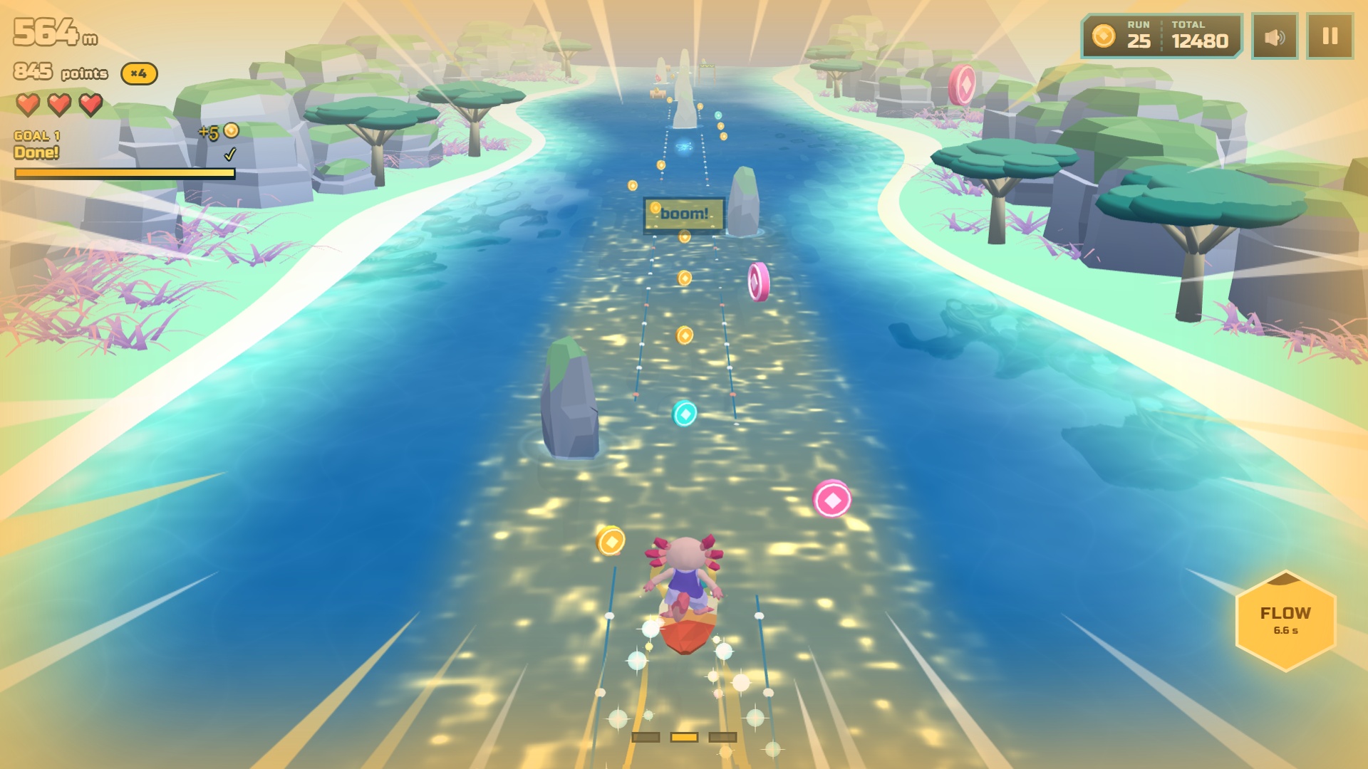 Flow Board: Parkour Runner screenshot 10