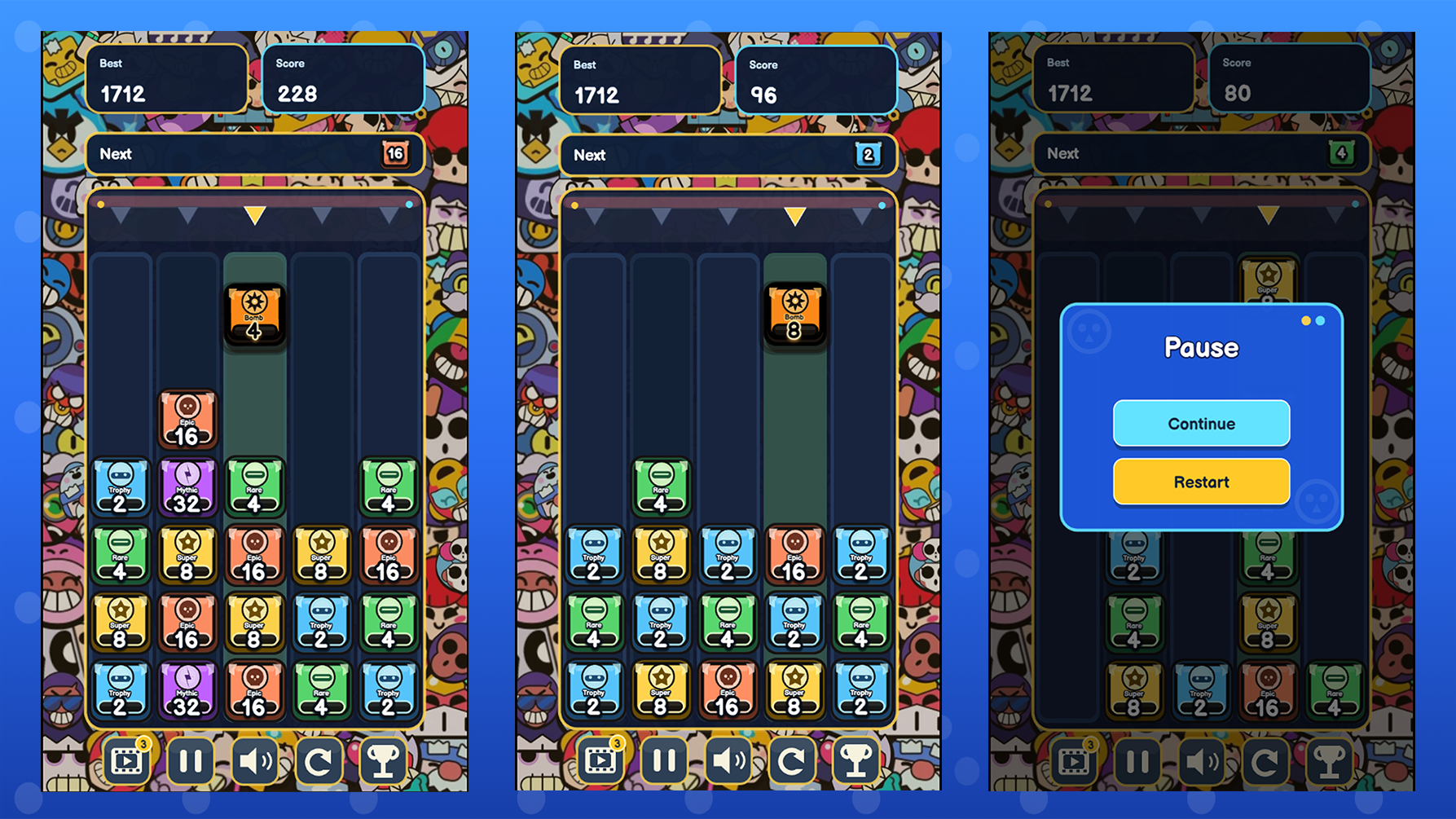 2048 Star Merge — screenshot 1