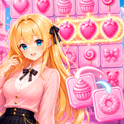 Match-3: Anime date