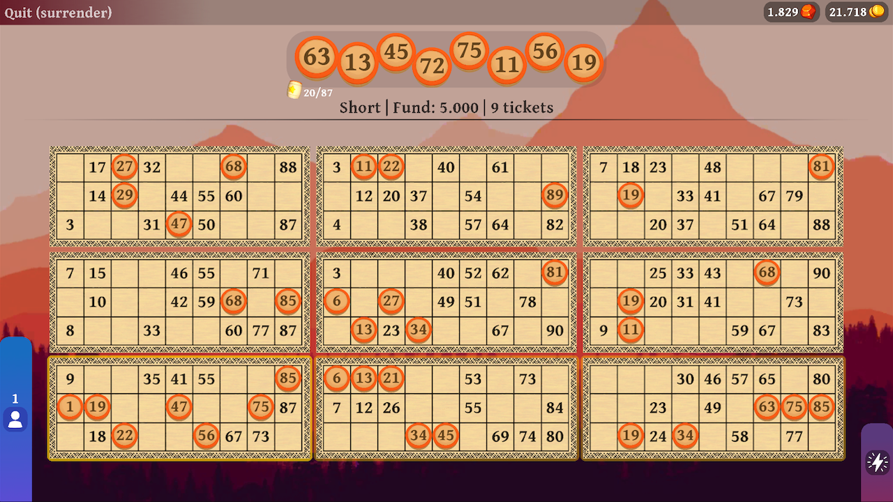 Lotto and Bingo Online screenshot