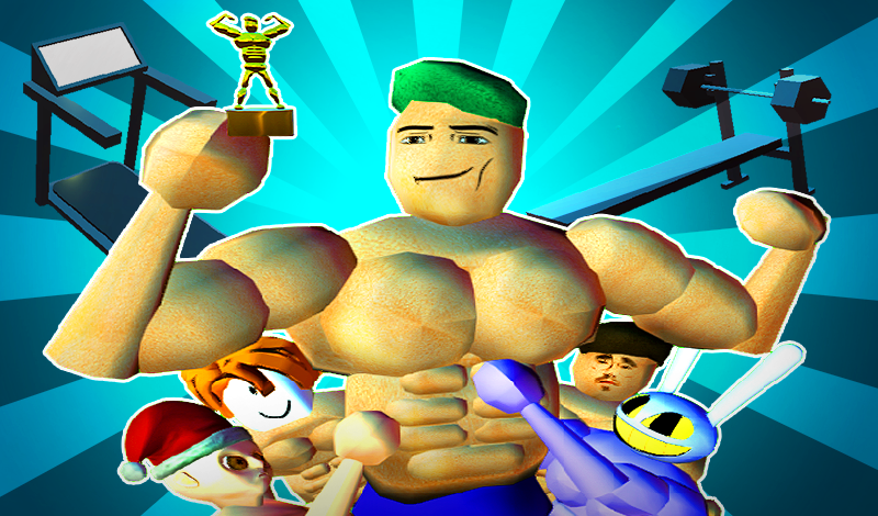 Muscle pumping simulator game cover
