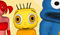 Baby Bart and the Colorful Monsters