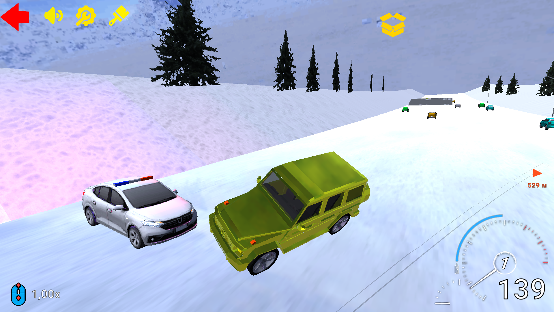 Авто Песочница: Безумный Спуск — screenshot 7