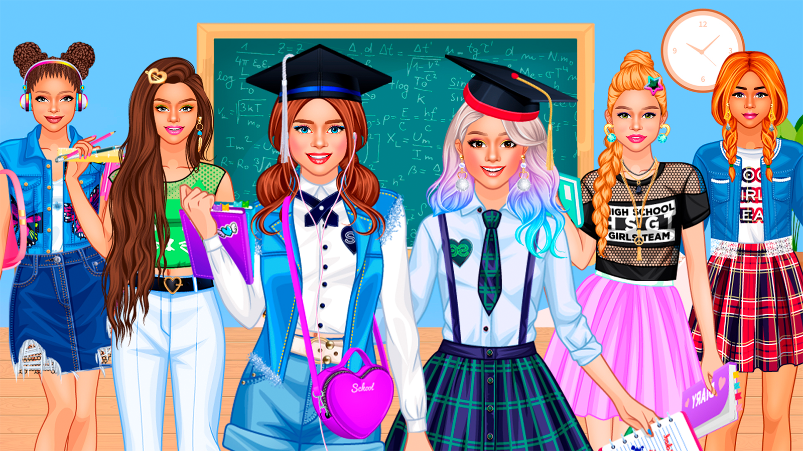 High School BFF Dress Up screenshot