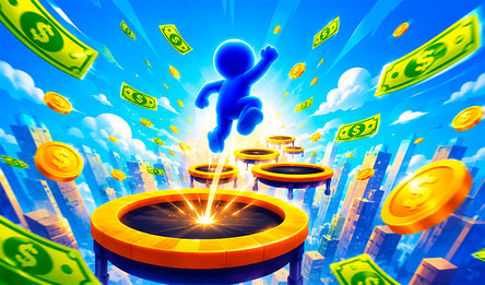 Bungee Tycoon: +1 per click