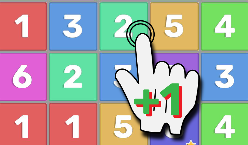 Merge numbers. Reach 15. game cover