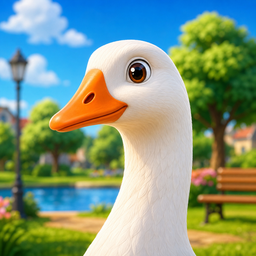 Goose run!
