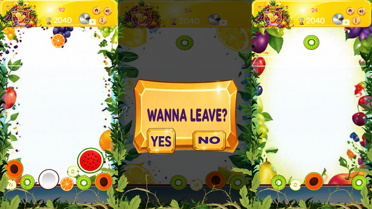 Fruit cascade — screenshot 2