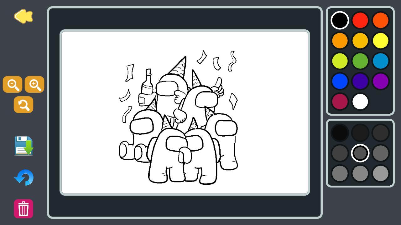 Among Us Coloring For Kids screenshot