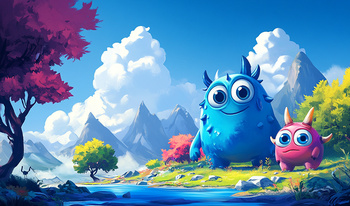 Cute Monsters Merging Game 2048: Merge Original