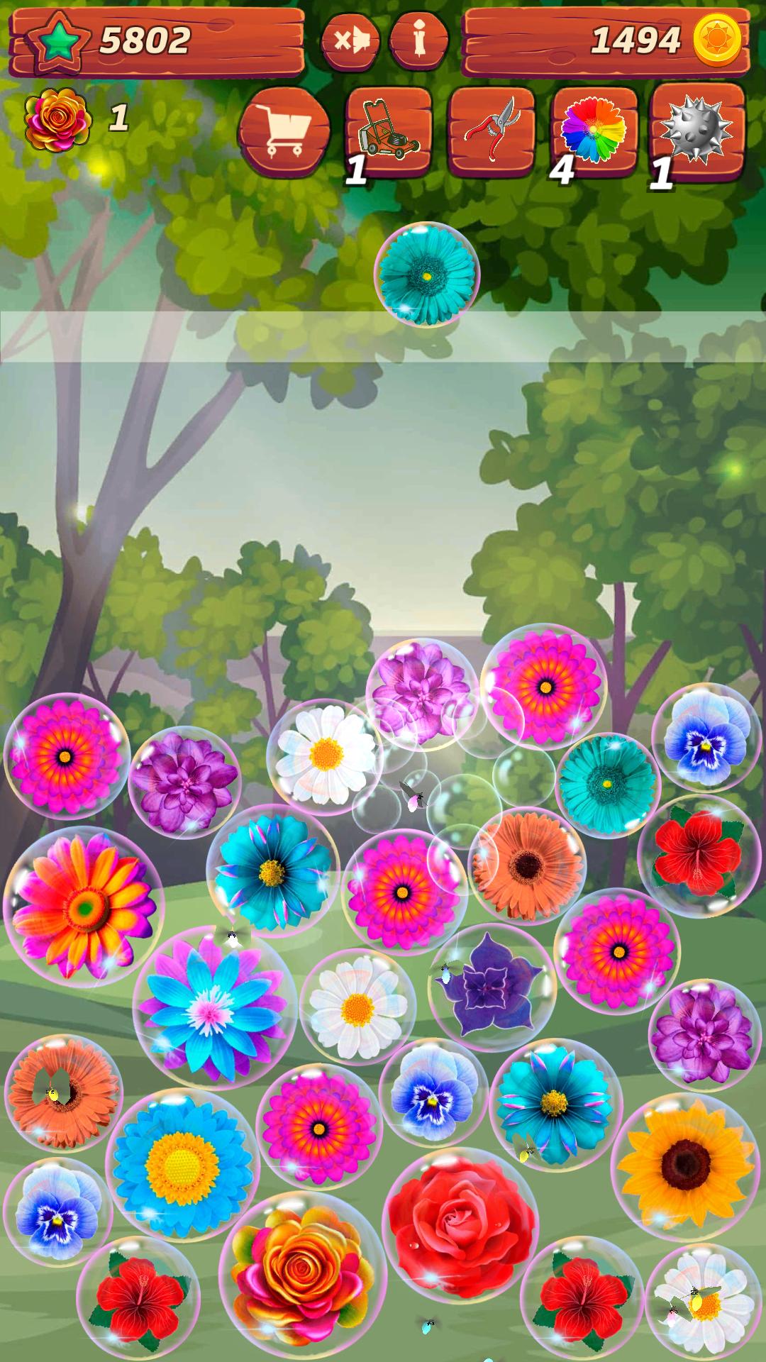 Connect the Flowers! Pop the Bubbles! 2048 screenshot 14