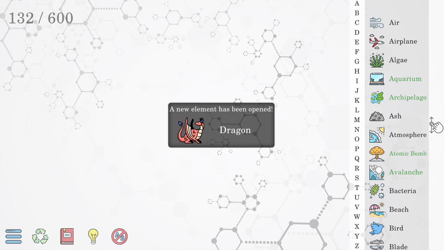 Alchemy 600 Elements screenshot