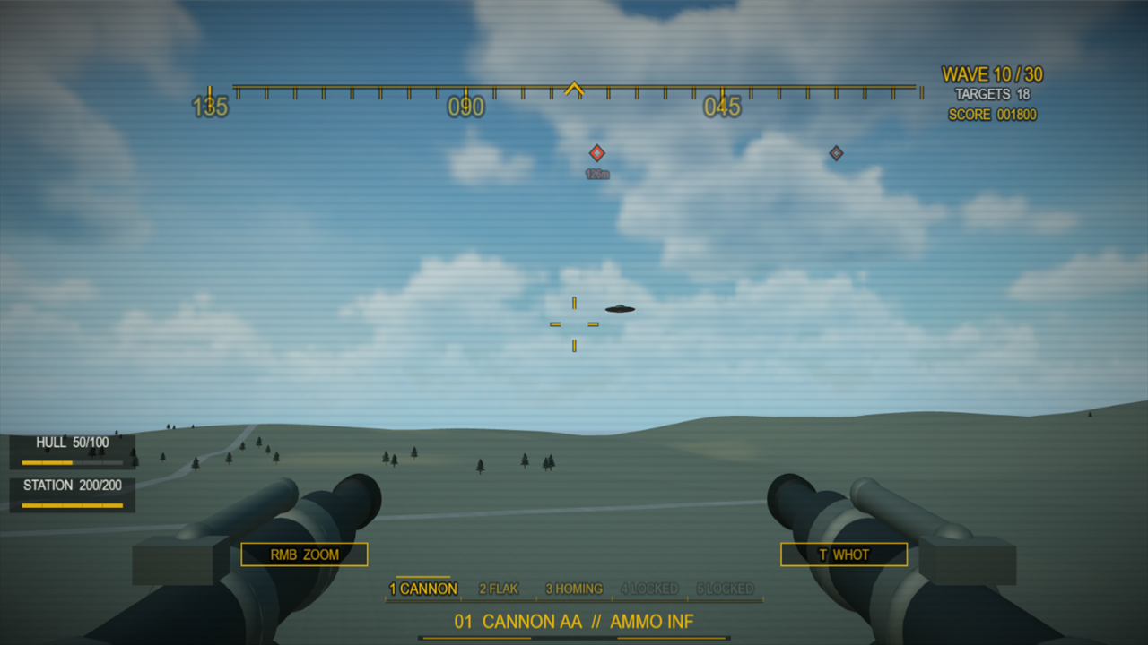 AA vs Aliens! — screenshot 1