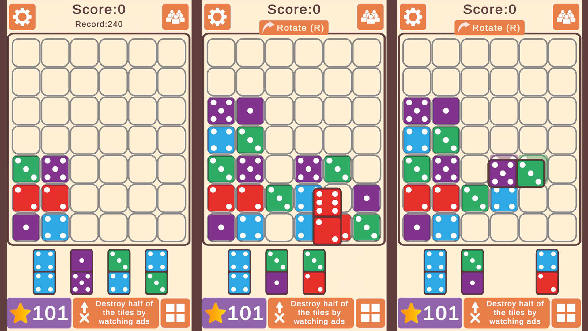 Domino Tiles | 3 Game Modes | Sequences — screenshot 2