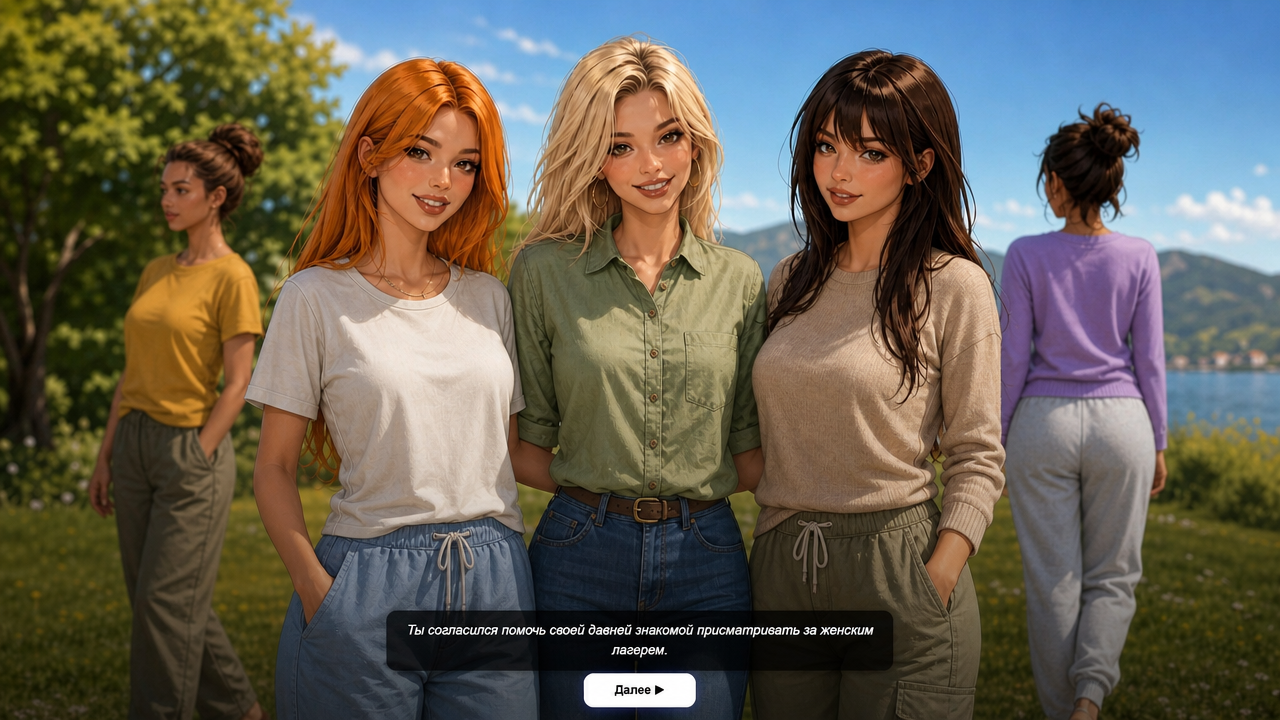 Симулятор Пикапера: Женский лагерь — screenshot 1