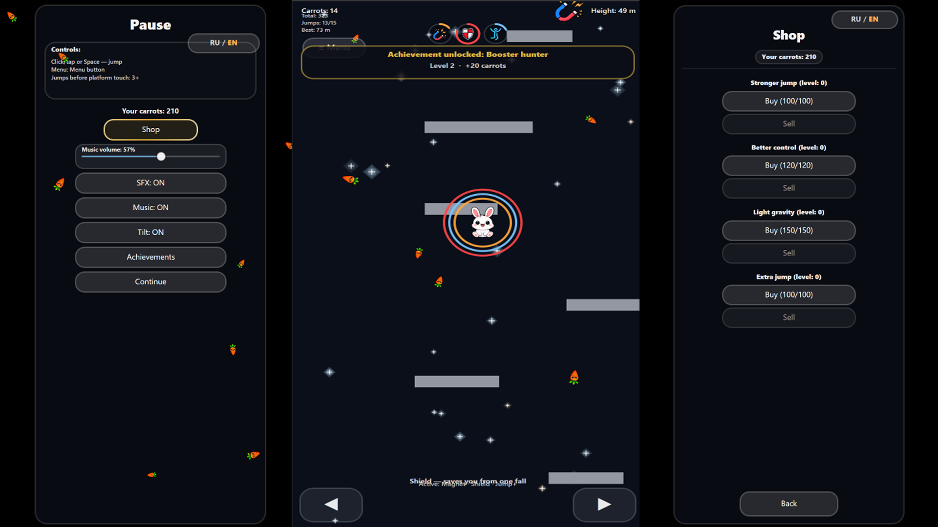 Happy Rabbit. Path to the Stars! — screenshot 4