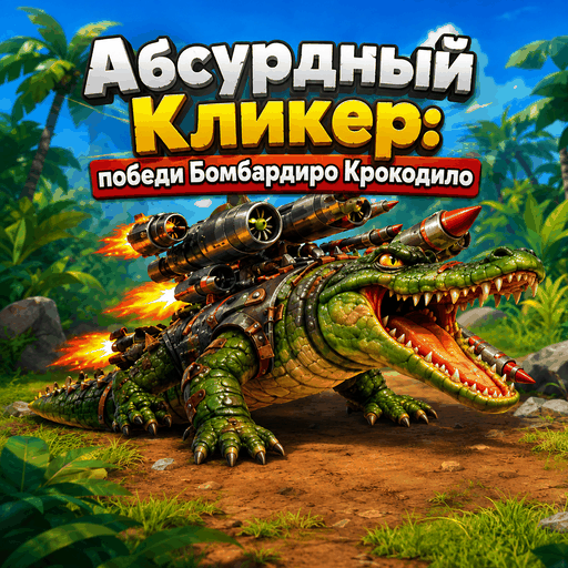 Абсурдный Кликер: победи Бомбардиро Крокодило icon