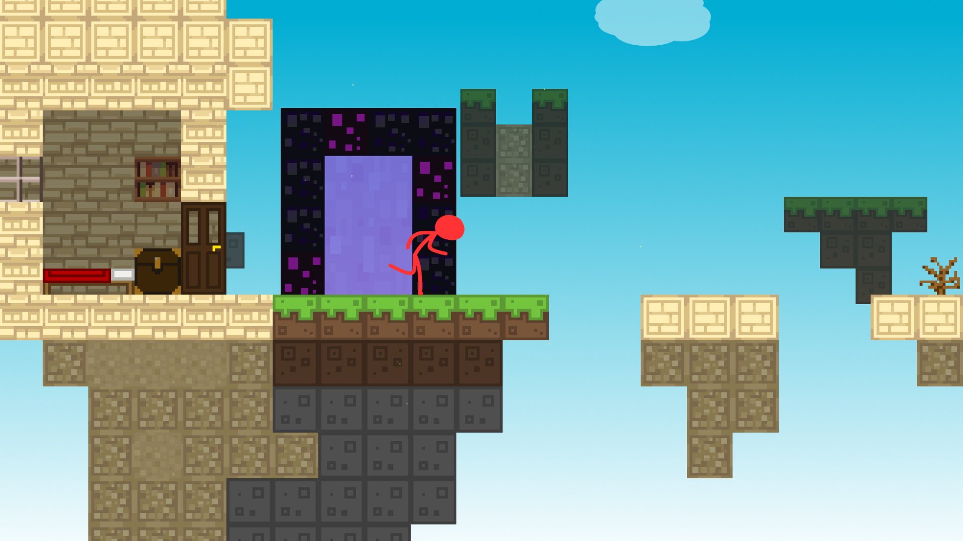 Стик Паркур: Мир Крафта — screenshot 9