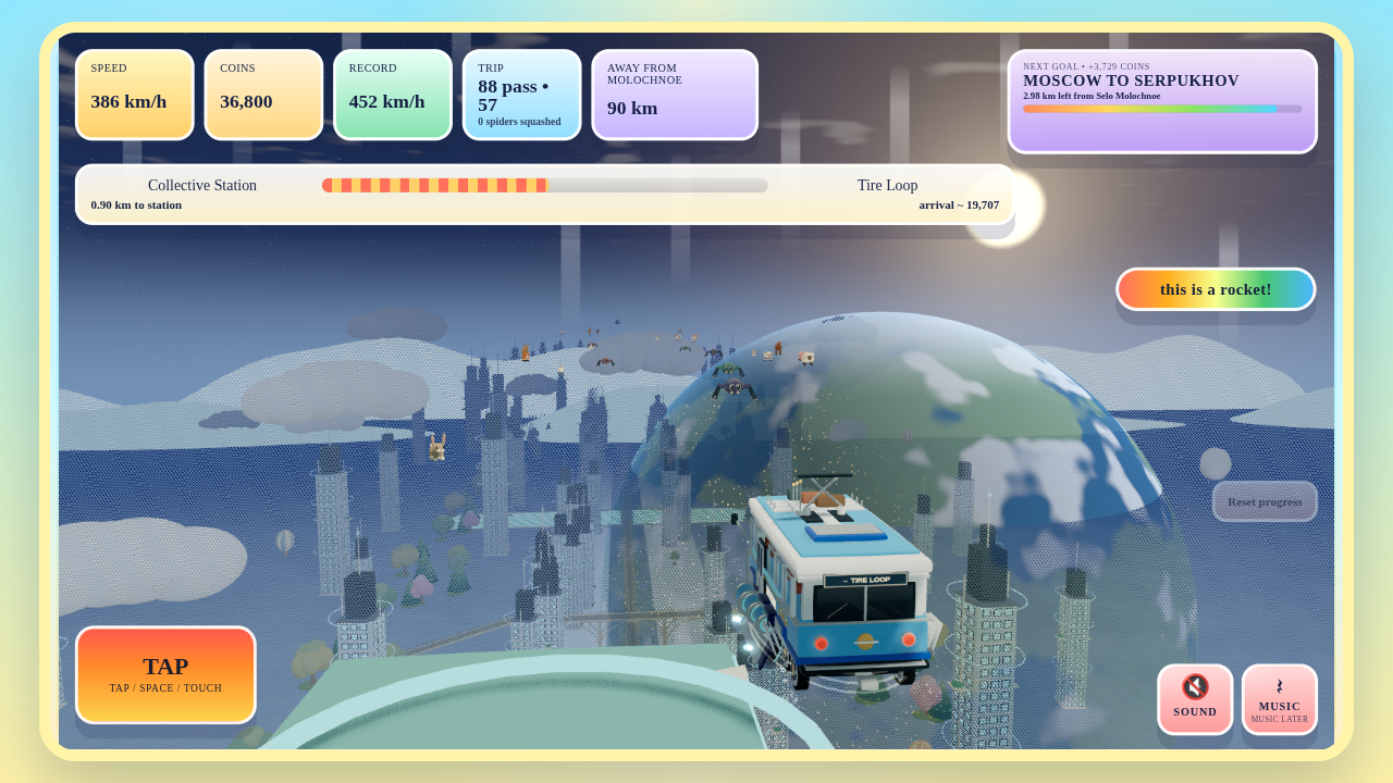Selo Molochnoe: Tram Escape — screenshot 3