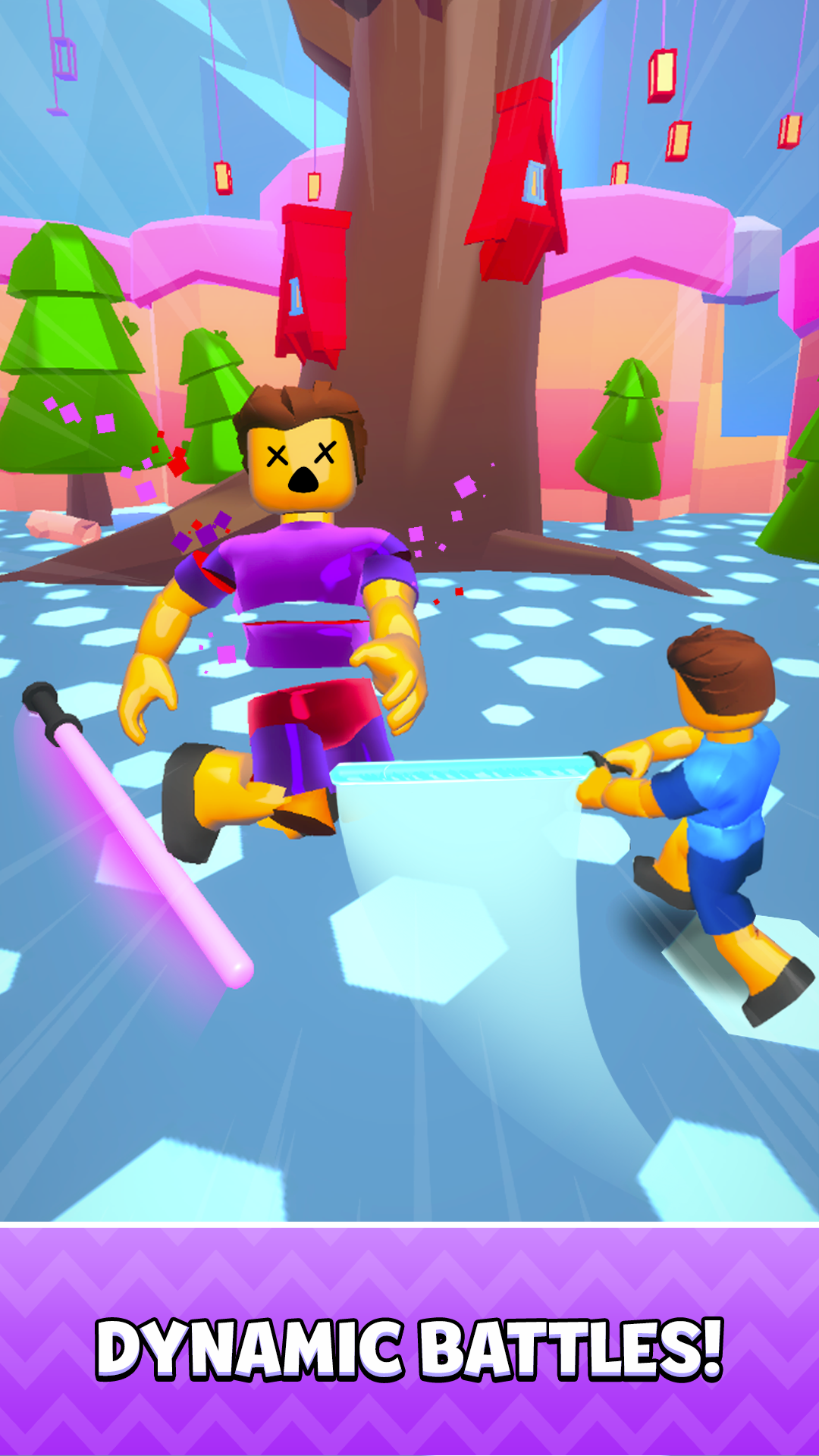 Hero Blocks Arena! Ragdoll Sword Fight! screenshot 7