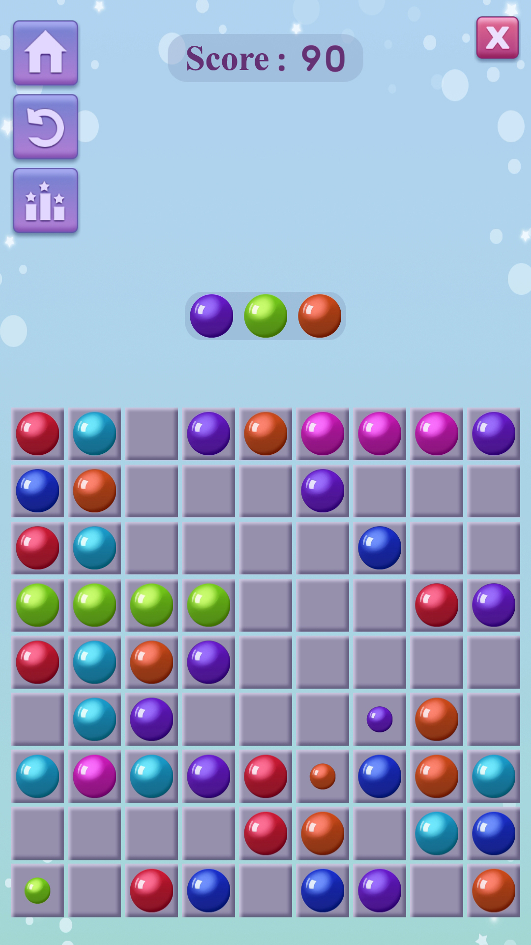 Connect colored balls in line screenshot 5