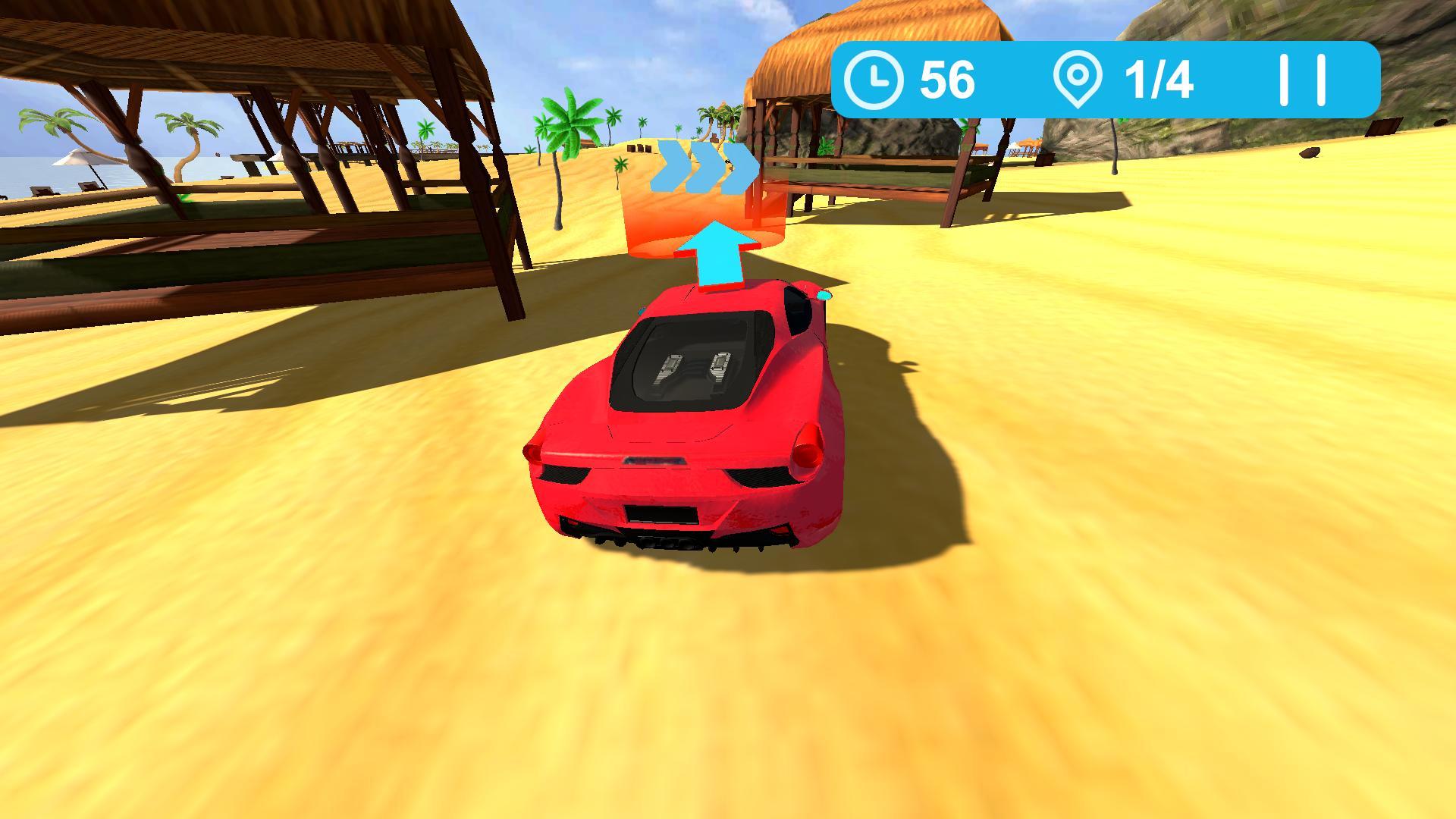 Surfing by car 3D screenshot