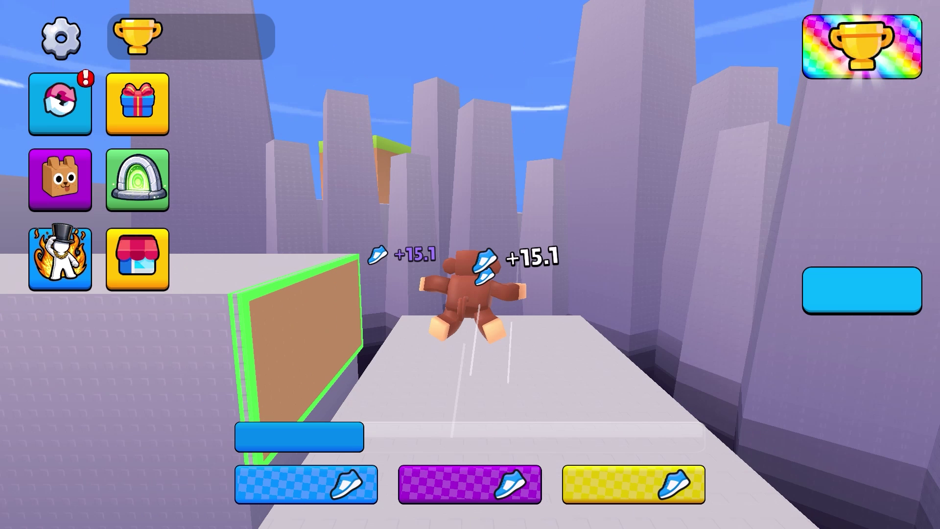 +1 Speed - Monkey Parkour Obby — screenshot 10