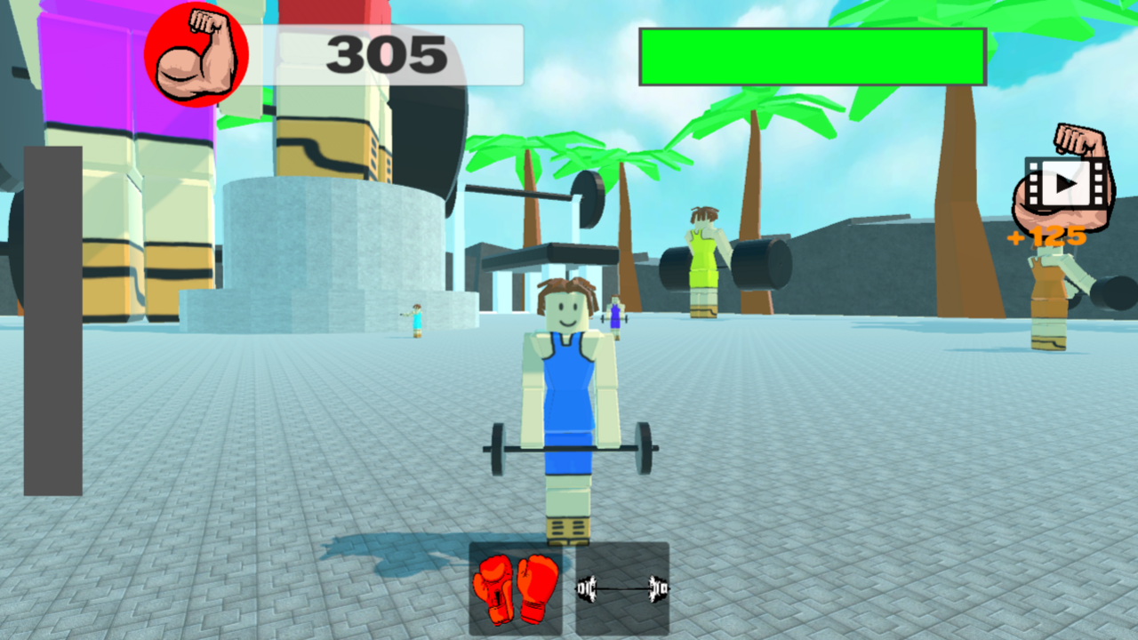 Beach gym simulator: become the strongest screenshot