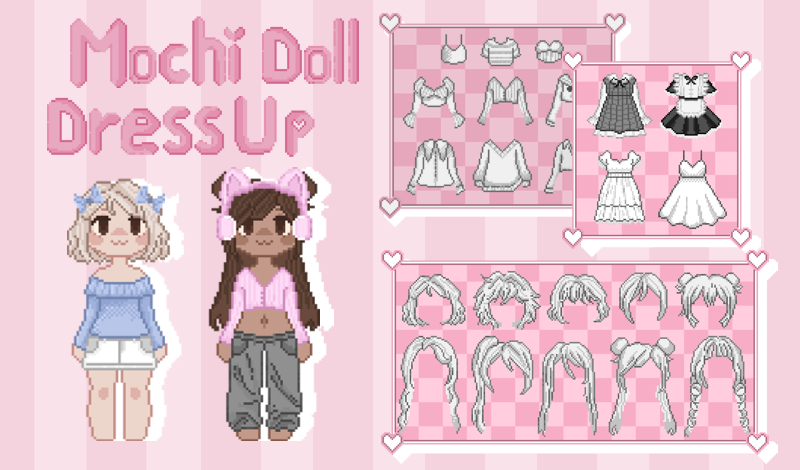 Mochi Doll Dress Up game cover