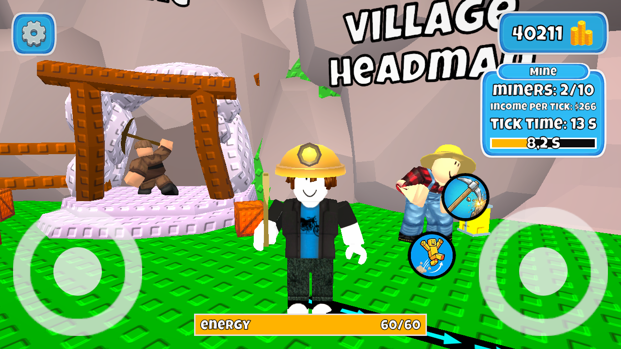 Dig in mine. Restore village. Automate gathering — screenshot 5