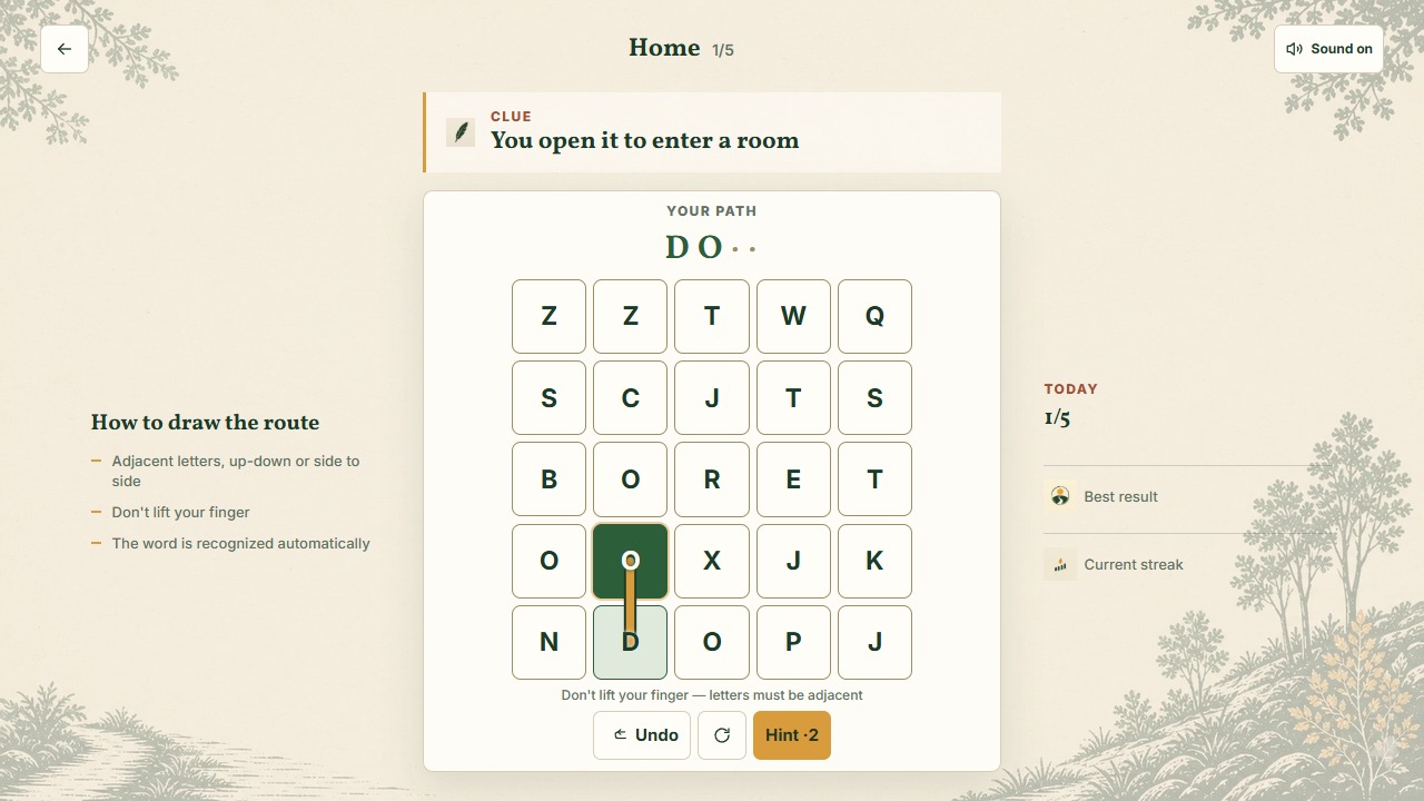 Word Route — screenshot 2