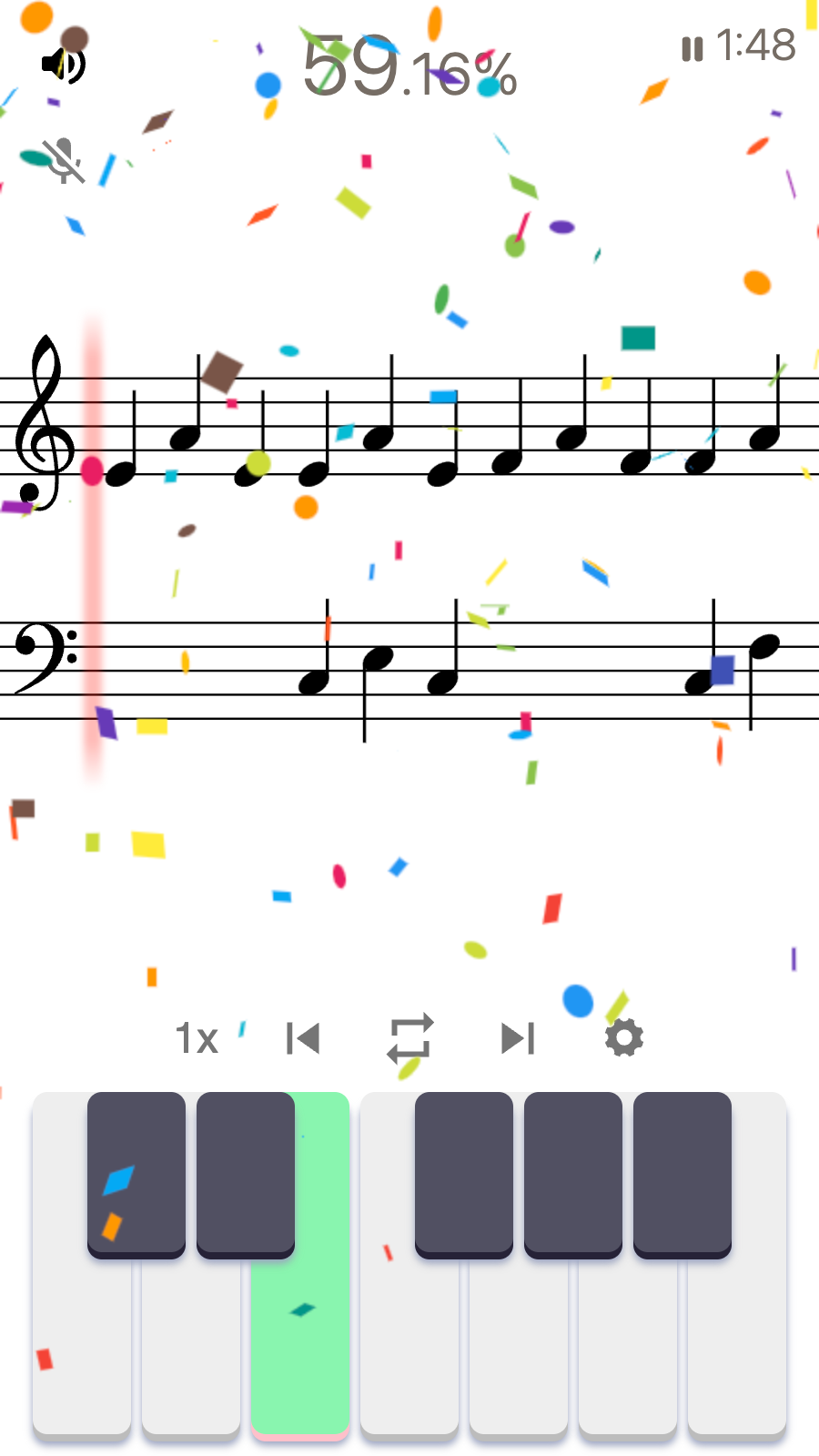 Piano trainer screenshot 3